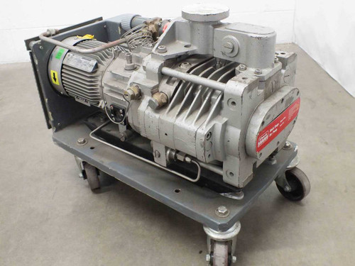 Edwards DP40 Multi Stage Dry Vacuum Pump with 2.2kW Alpak BS 5000 Motor 208/460V