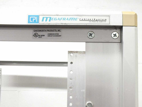 Chatsworth Products 45U CPI 19" Rackmount Cabinet Aluminum Frame 38" Deep with Castors