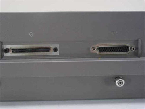 Sun 540-2713-02 SCSI Tray Adapter rear view showing wide SCSI and DB-style connectors