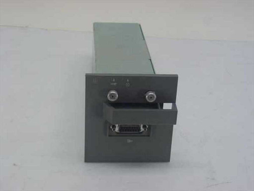 Sun 370-2073-01 Tray Adapter Keyswitch front panel view showing D-sub connector and two thumbscrew fasteners