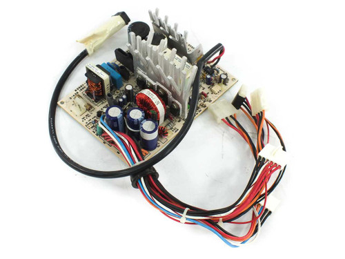 Golden Power GPC150-4000K AT power supply — alternate top angle showing transformer, electrolytic capacitors, and wire harness routing