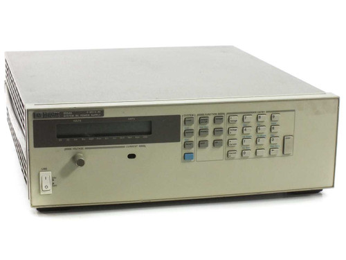 HP 6654A System DC Power Supply – front panel overview showing display and keypad