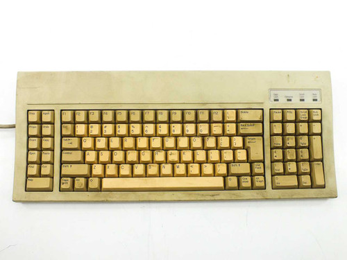Sun Microsystems 3201005-02 Type 4 Terminal Keyboard – top-down front view showing full key layout and LED indicators at upper right