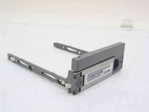 Sun Microsystems 5403852-01 hard drive server caddy — angled front view showing rail arms and latch mechanism