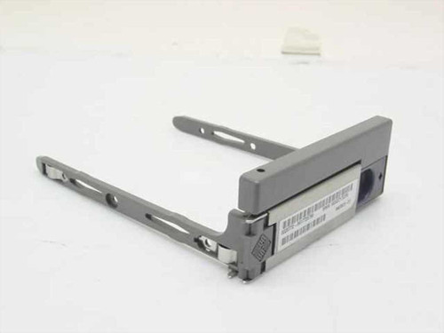 Sun Microsystems 5403923-01 HDD server drive caddy – angled top view showing latch mechanism and mounting rails