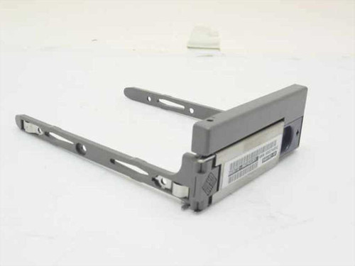 Sun Microsystems 5404192-01 HDD server caddy tray — angled top view showing full tray with rails and latch mechanism