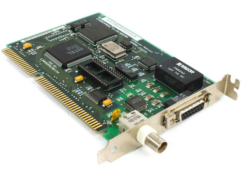 Intel 305897-002 16-Bit ISA EtherExpress 16 8/16 Lan Adapter Card with COAX