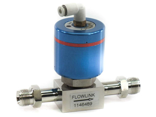 Flowlink Gaz Gas Valve with Let Lok 316 Compression Fitting - Nut 18mm