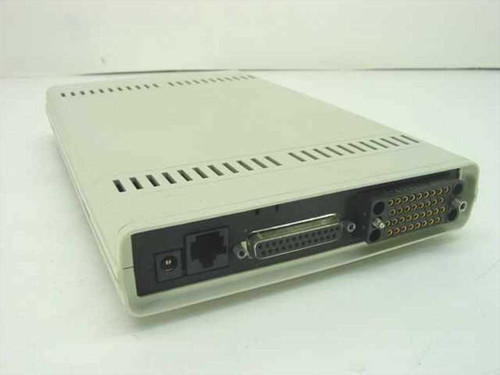 Cray Communications ROUTERmate 4800 rear panel showing power switch, RJ telephone jack, DB-25 serial port, and DB-25 DTE connector