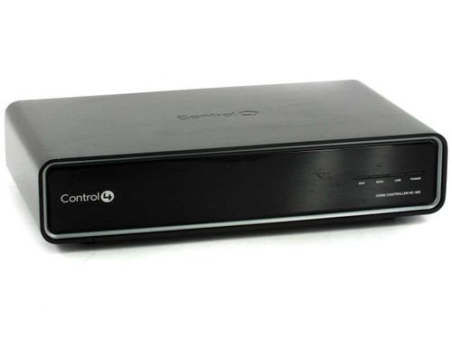 Control4 HC-300 C4-HC300-E-B home automation controller — front panel view showing status LEDs and Home Controller HC-300 label