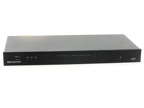 Crestron MC2W 2-Series Professional Media Controller – front panel view showing power LED, Net/DAT/RDY indicators, and MC2W label