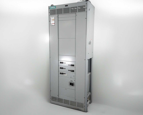 Siemens SB Dead Front Switchboard 1000A — front view with door closed, full enclosure visible