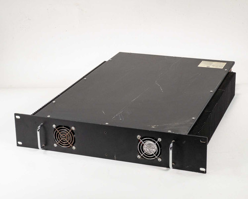 Cambrian Innovation 1012031-3-1-1 Power Distribution Unit – angled top rear view showing dual cooling fans and heat sink fins