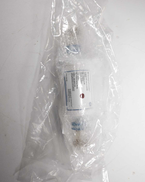 GE Healthcare ReadyToProcess ReadyFilter NFF Capsule Assembly 12410102 in sealed sterile plastic bag — overall view