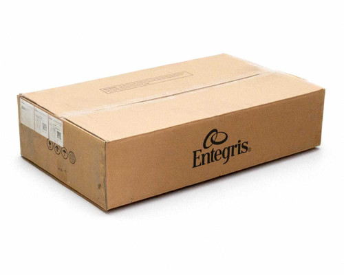 Entegris NOWPak NL-200-NS60G-1 NDTV-T200 200L liner diptube lot — sealed outer shipping carton, angled view