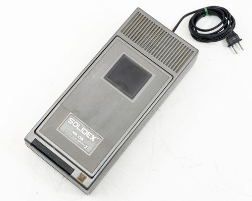 Solidex 828 VHS Tape Video Cassette Rewinder, AC 110V 5W 50/60Hz, Tested