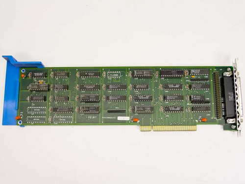 Everex EV-817 MCA Tape Drive Controller Card PWA-00485-00 – full top-down view of component side showing all ICs and 50-pin D-Sub connector