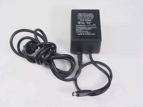 Verifone PS663322G Desk-Top Class 2 Power Transformer – full front/side view with AC cord and output cable coiled