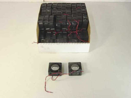 Box lot of Comair Rotron Flight II DC 24V cooling fans with two representative units displayed in front