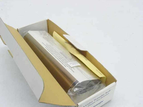 Tektronix 016-1171-00 transfer roll removed from open box — roll visible with original packaging and instruction sheet inside box