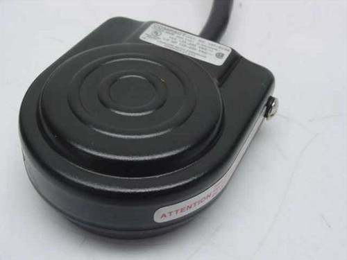 Watts FluidAir AKV35-02 M1 shut off valve body close-up showing black housing and Attention label