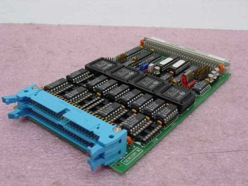 Arcom Sercom 8 8-port serial STE-bus controller board – top component side with blue STE-bus edge connectors
