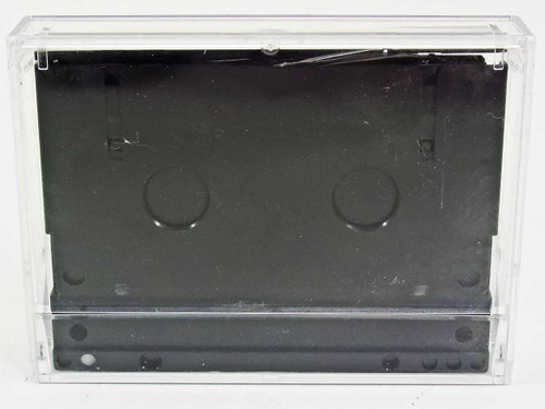 3M DDS-90 4mm DDS Media Recognition System tape cassette — rear view in clear plastic case