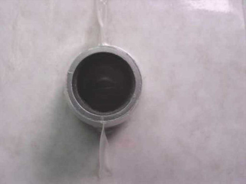 MDC Vacuum 402500 conical reducer top-down view showing the 3/4-inch NF outlet opening and metal rim