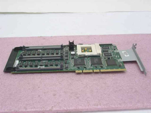Compaq 211420-001 Prosignia 500 processor board – top view showing SIMM slots, ZIF CPU socket, and ISA edge connector
