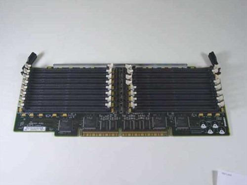 Compaq 242560-001 server memory expansion board top view showing empty DIMM slots and board layout