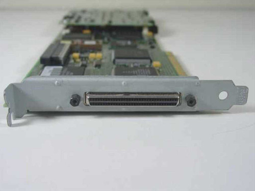 Compaq 295243-001 Smart Array 2DH RAID Controller — bracket end showing 68-pin SCSI connector on metal slot bracket