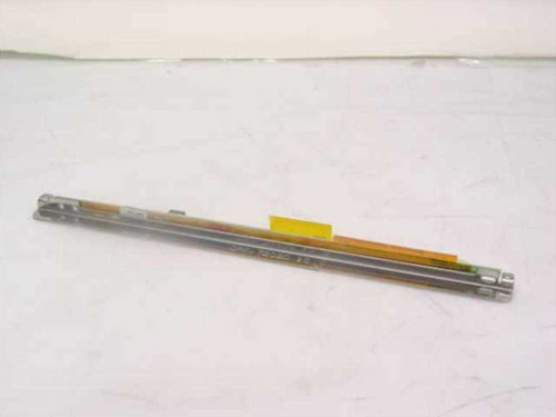 Dell 7202D inverter board 6692D – full-length side view showing metal housing rail and flex cable