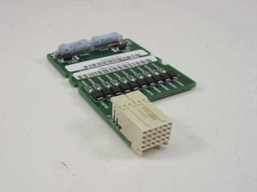 GNP Computers GAFA Paddle Board 1-502015AH – reverse angle showing large multi-pin board connector and capacitors