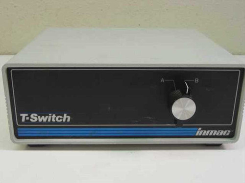 Inmac 1863 T-Switch AB Data Switch – front panel view showing rotary A/B selector knob and Inmac logo