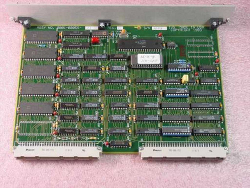 IVS Accuvision 200 0001-00055 ECB Control Board – component side front view showing populated ICs and ASSY NO label