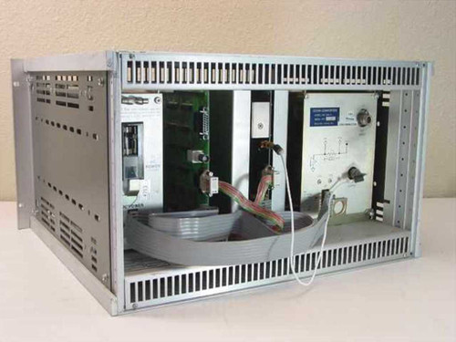 Scientific Atlanta 7300 BPSK Receiver rear/interior view showing internal boards, ribbon cables, and Down Converter module wiring