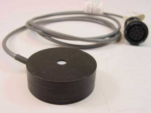 OAI Optical Associates P356 540nm UV exposure meter probe — round black puck body with integrated gray cable and multi-pin AMP connector