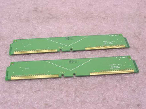 ASUS ASU016 RDRAM terminator spacer cards PB-2X001X01-R10 — pair shown face down, gold edge connectors visible