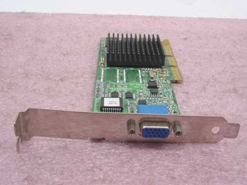 ATI Rage 128 Ultra 16MB AGP video card front view showing VGA port, heatsink, and bracket