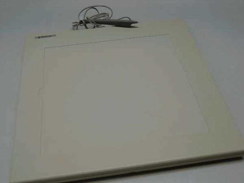 Hitachi HDG-1212D ComGraph Tablet Digitizer – front/top view showing active drawing surface with stylus resting on top