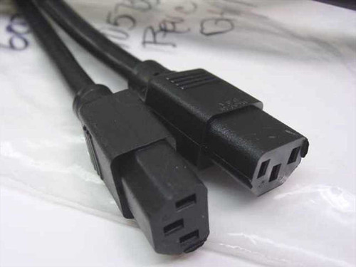 FSI 905733-001 AC cable — close-up of dual IEC C13 female connectors at split end of cable