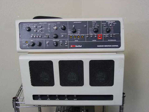 GenRad 2501-3002 LM-2 Random Vibration Control — front panel overview with lower ADS/DAS chassis on shelf