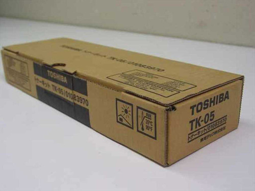 Toshiba TK-05 Toner Kit box side view showing model TK-05 and part number 01083970