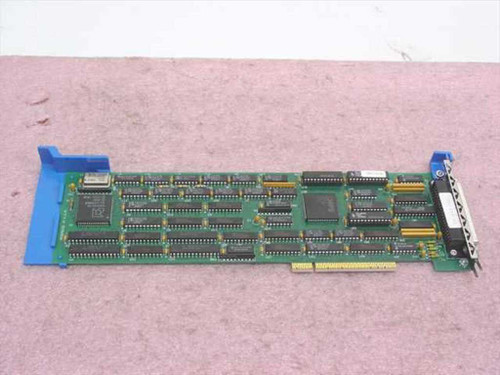 IBM ARTIC M-16 ISA serial card top-down view showing full board layout with main controller ICs and ISA edge connector