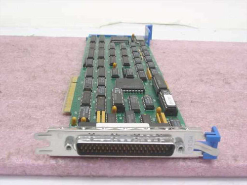 IBM ARTIC M-16 multiport serial ISA card front view showing PCB with ICs and D-sub 44-pin bracket connector