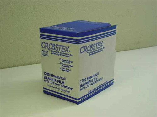 Crosstex Finger Lift Edge Blue Barrier Film-1200 Sheet Roll BFBL