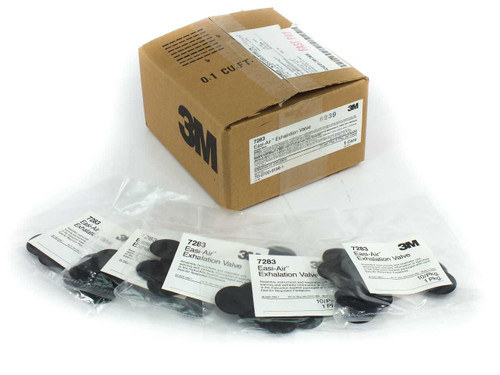 3M 7283 Easi-Air Exhalation Valve 7800S Series Gas Mask Respirator - Box of 50