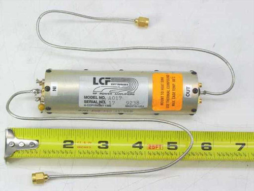 LCF Enterprises A017 RF Power Amplifier with SMA-M Cable Connectors 116mm x 33mm