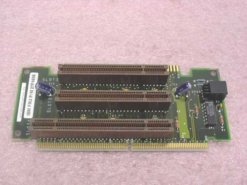 IBM 27F4666 FRU 3-slot ISA riser card — top/component side view showing three ISA expansion slots and PCB