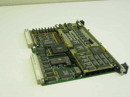 Performance Technologies PT-VME141 VME64 SBC — second angled top view of PCB with ICs and memory arrays visible